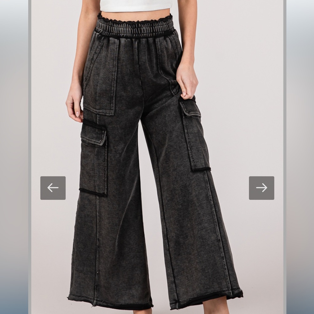 # 231 Mineral Washed Top Utility Pants - Picture 4 of 5